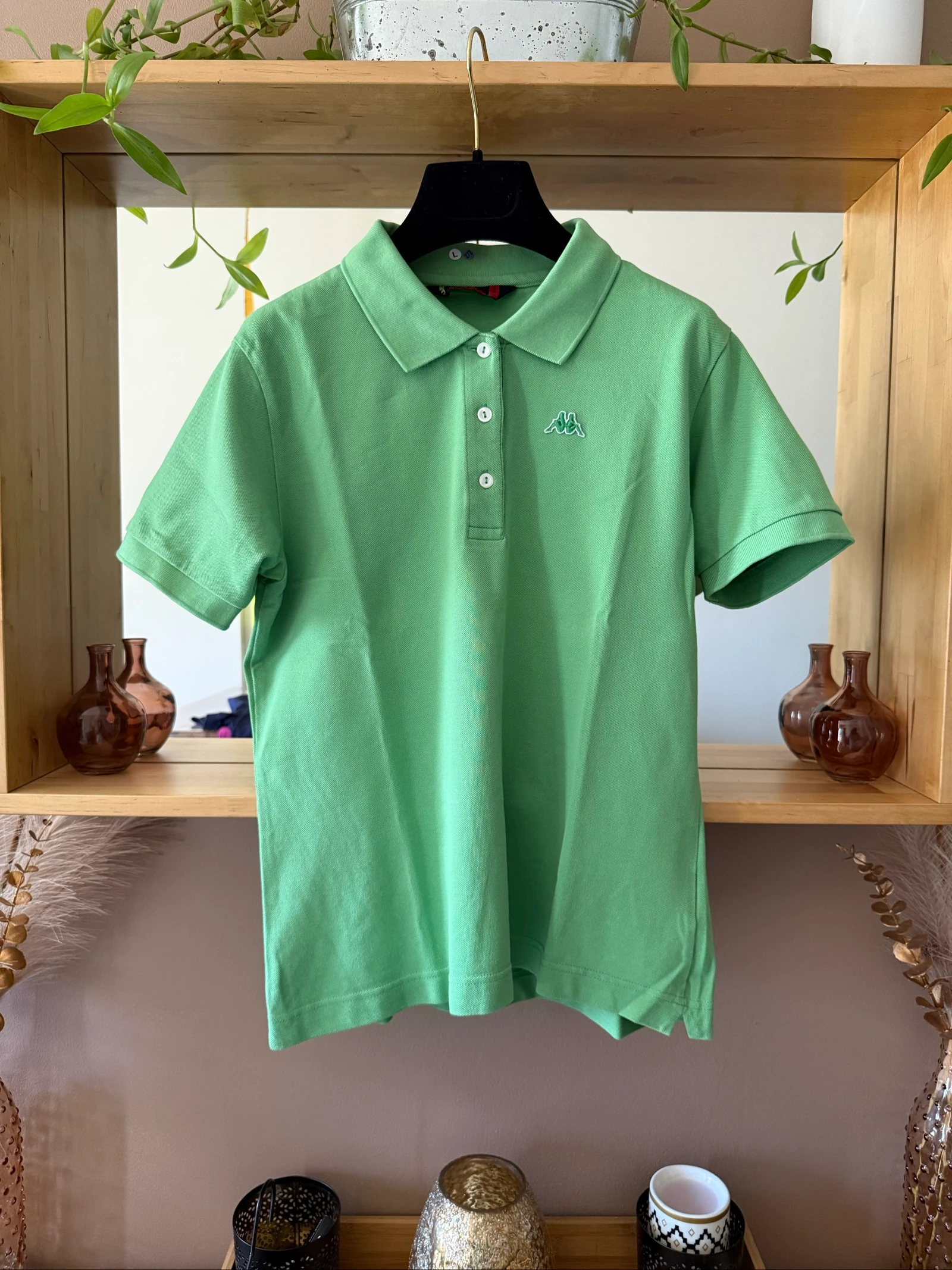 Lot 4 Polos Femme Kappa – Tamanho L / XL – Rosa Verde Azul – Estado Perfeito – photo 4